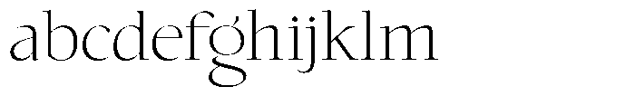 Choppin Serif Extra Light Semi Expanded FONT