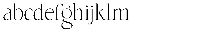 Choppin Serif Extra Light FONT