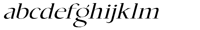 Choppin Serif Italic Expanded FONT