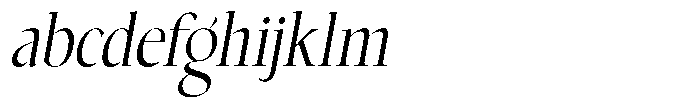 Choppin Serif Italic Semi Condensed FONT