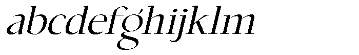 Choppin Serif Italic Semi Expanded FONT