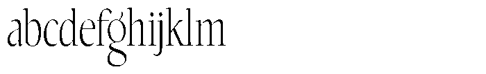 Choppin Serif Light Condensed FONT