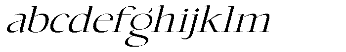 Choppin Serif Light Italic Expanded FONT