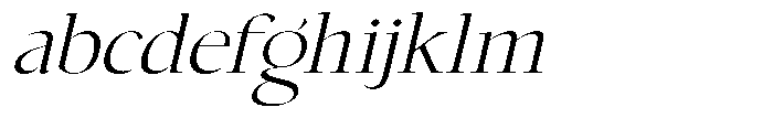Choppin Serif Light Italic Semi Expanded FONT