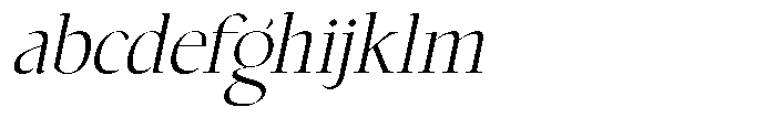 Choppin Serif Light Italic FONT