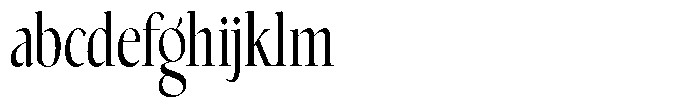 Choppin Serif Medium Condensed FONT