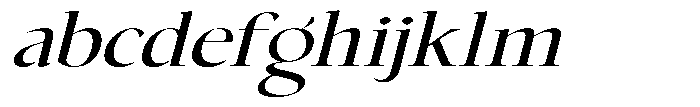 Choppin Serif Medium Italic Expanded FONT