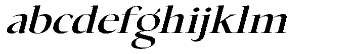 Choppin Serif Semi Bold Italic Expanded FONT