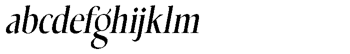 Choppin Serif Semi Bold Italic Semi Condensed FONT