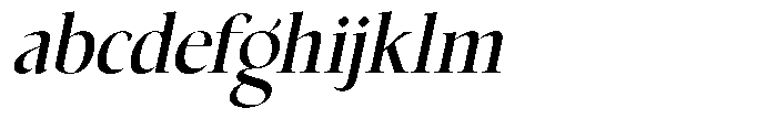 Choppin Serif Semi Bold Italic FONT