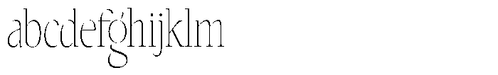 Choppin Serif Thin Condensed FONT