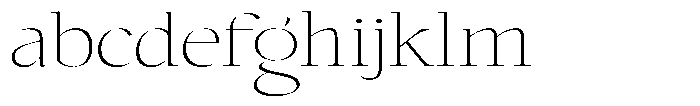 Choppin Serif Thin Expanded FONT