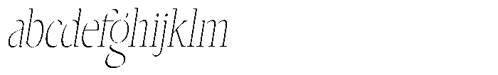 Choppin Serif Thin Italic Condensed FONT