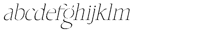 Choppin Serif Thin Italic FONT