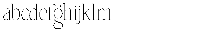 Choppin Serif Thin Semi Condensed FONT