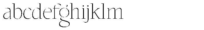 Choppin Serif Thin FONT