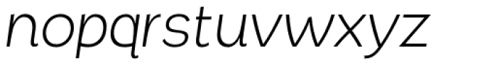 Chopsee Light Italic Font LOWERCASE