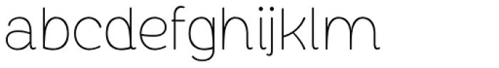 Chopsee Softee Thin Font LOWERCASE
