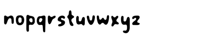 Chorun Blur Font LOWERCASE