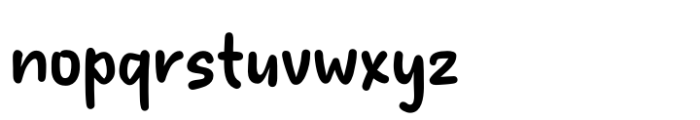 Chorun Thin Font LOWERCASE