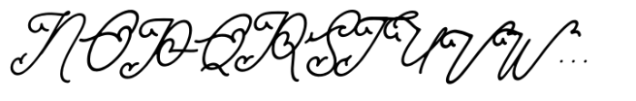Chottlen Script Italic Font UPPERCASE