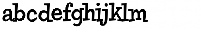 Chowderhead Font LOWERCASE