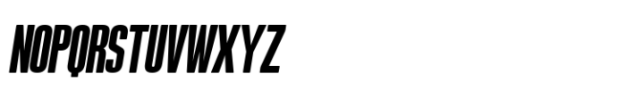 Chreed Light Oblique Rounded Font UPPERCASE