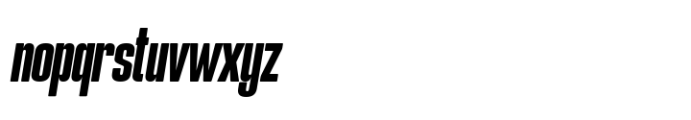Chreed Light Oblique Rounded Font LOWERCASE