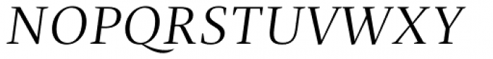 Christel Display Light Italic Font UPPERCASE