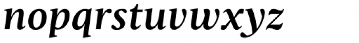 Christel Text Medium Italic Font LOWERCASE