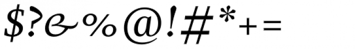 Christel Text Regular Italic Font OTHER CHARS