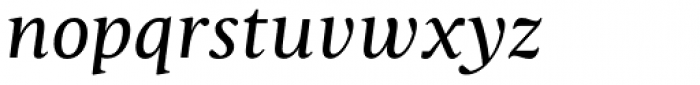 Christel Text Regular Italic Font LOWERCASE