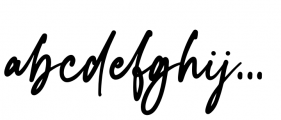 Christian Signature Regular Font LOWERCASE