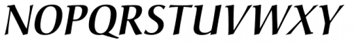 Christiana Pro Medium Italic Font UPPERCASE