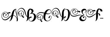 Christmas Aesthetic Font UPPERCASE