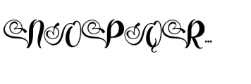 Christmas Aesthetic Font UPPERCASE