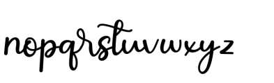 Christmas Gift Regular Font LOWERCASE