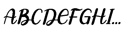Christmas Heartscript Italic Font UPPERCASE