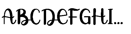 Christmas Heartscript Regular Font UPPERCASE