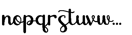 Christmas Heartscript Regular Font LOWERCASE