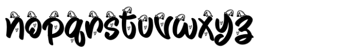 Christmas July Font LOWERCASE