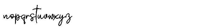 Christmas Magical Font LOWERCASE