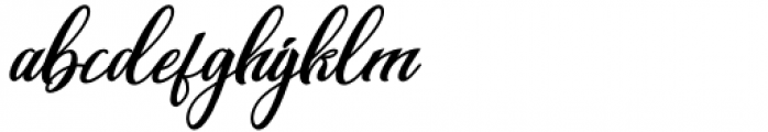 Christmas Queen Italic Font LOWERCASE