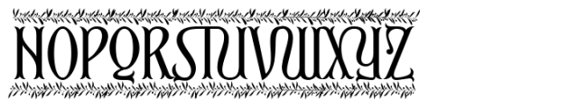 Christmas Reign Deco Font UPPERCASE