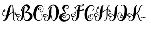 Christmas Shadow Font UPPERCASE