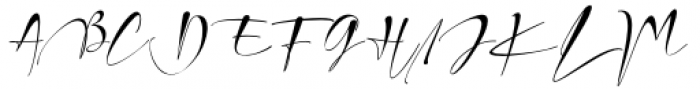 Christmas Signature Italic Font UPPERCASE