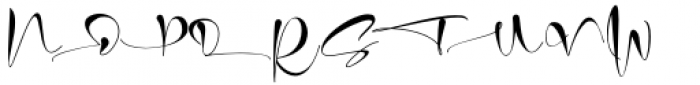 Christmas Signature Regular Font UPPERCASE