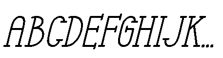 Christmas Snowman Italic Font UPPERCASE
