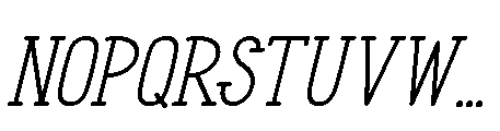 Christmas Snowman Italic Font UPPERCASE