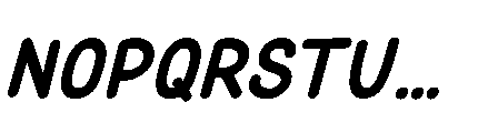 Christmas Starshine Italic Font UPPERCASE